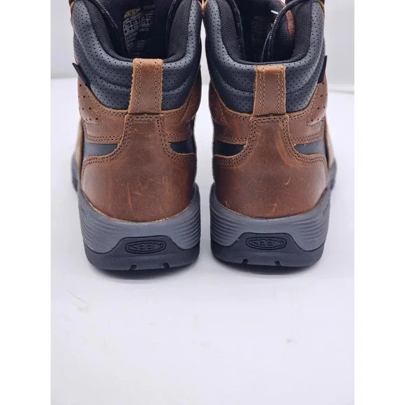 Keen Utility Womens Boots Carbon Toe Brown Leather Safety Footwear Work Size 5W - Picture 3 of 16